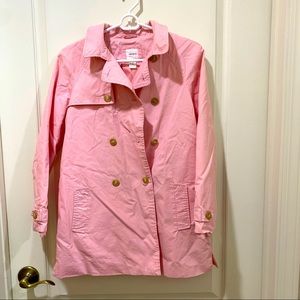 Girls pink forever 21 trench coat